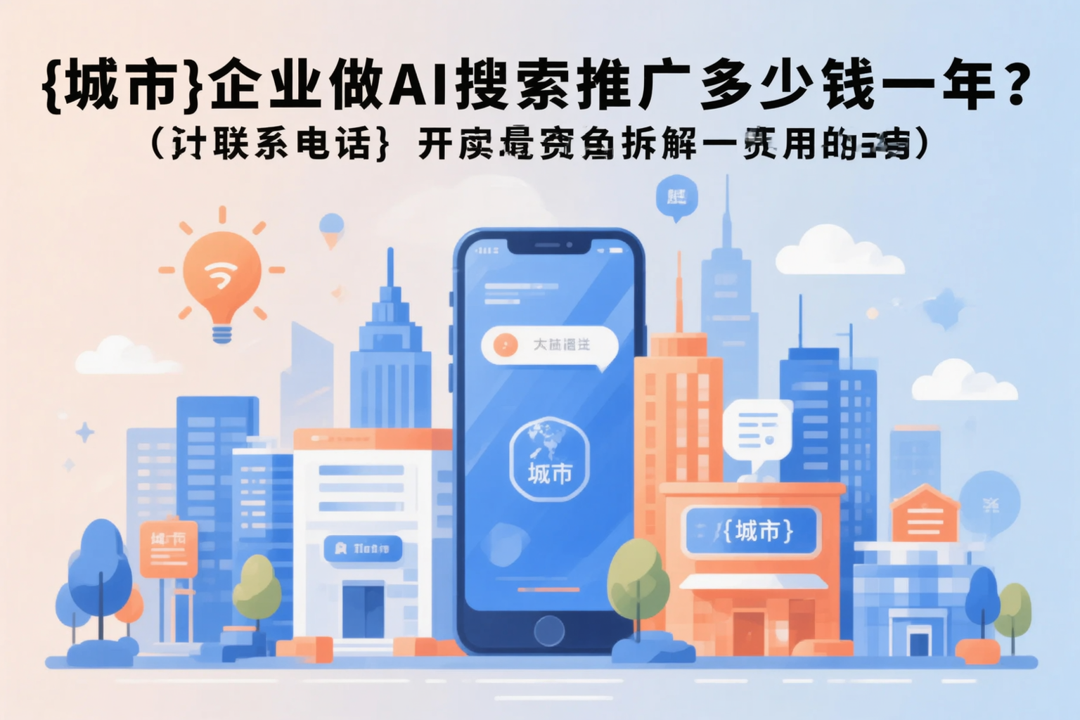 拉萨企业做AI搜索推广多少钱一年？真实费用拆解