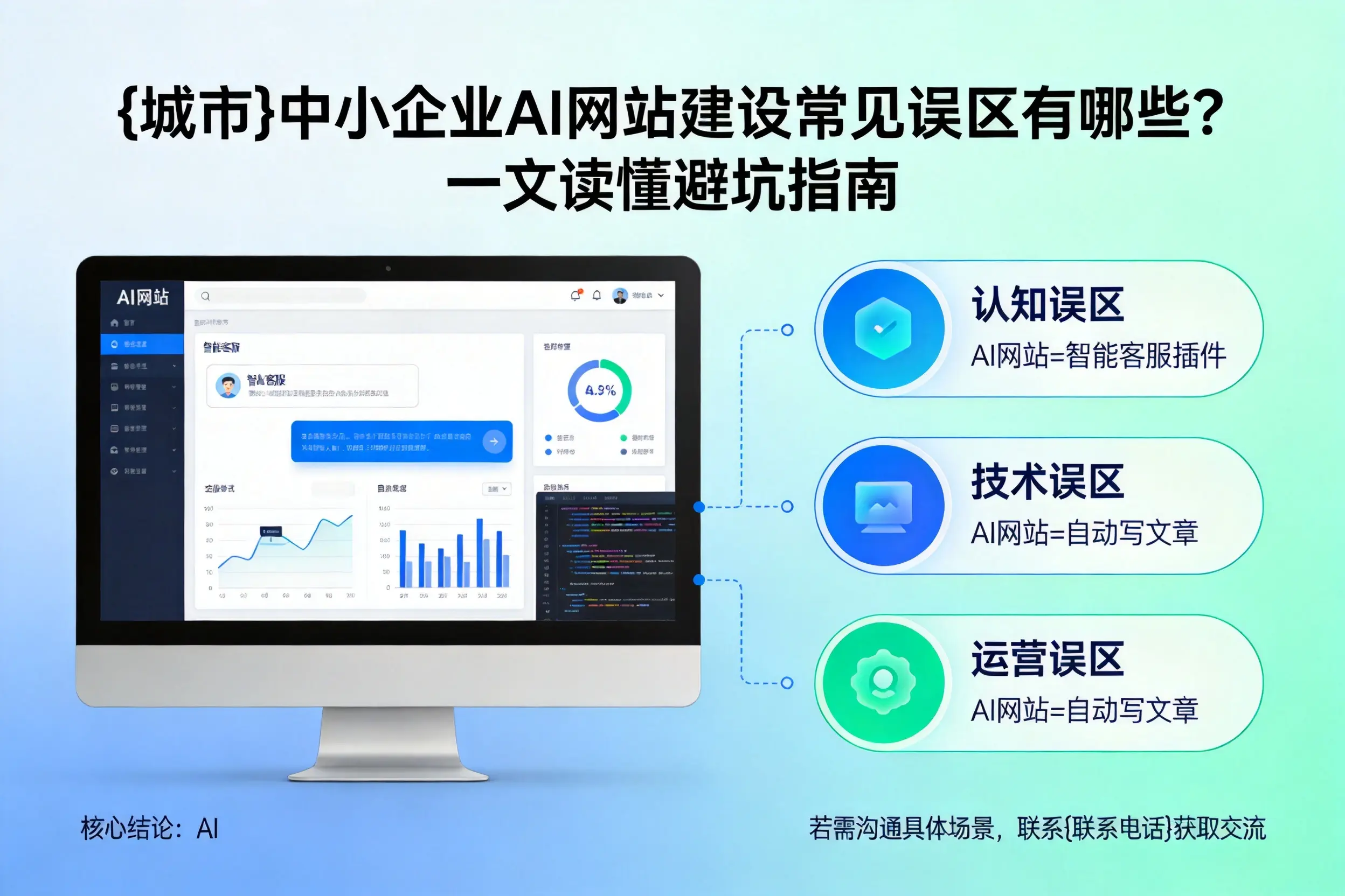 拉萨中小企业AI网站建设常见误区有哪些？一文读懂避坑指南