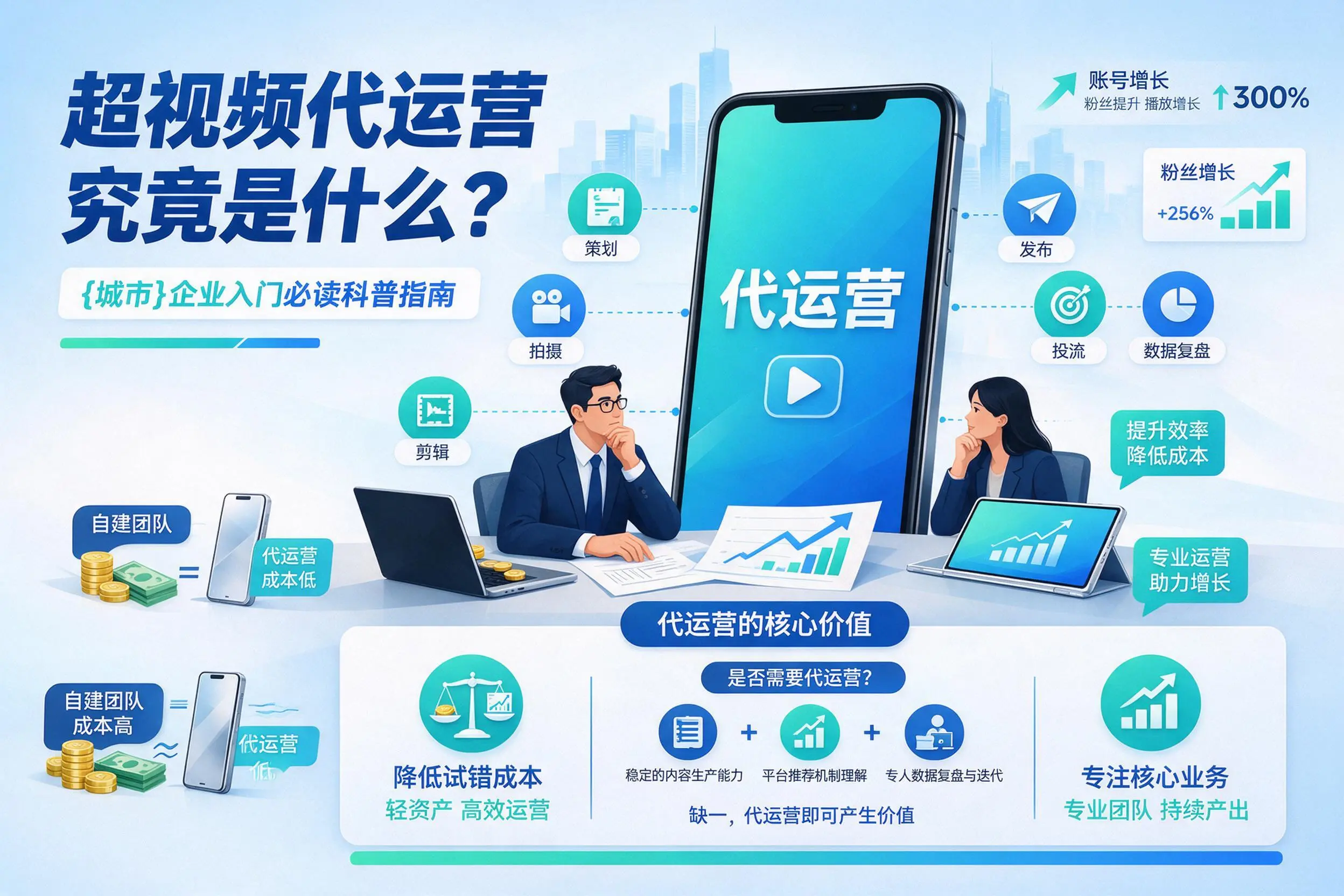 短视频代运营究竟是什么？拉萨企业入门必读科普指南