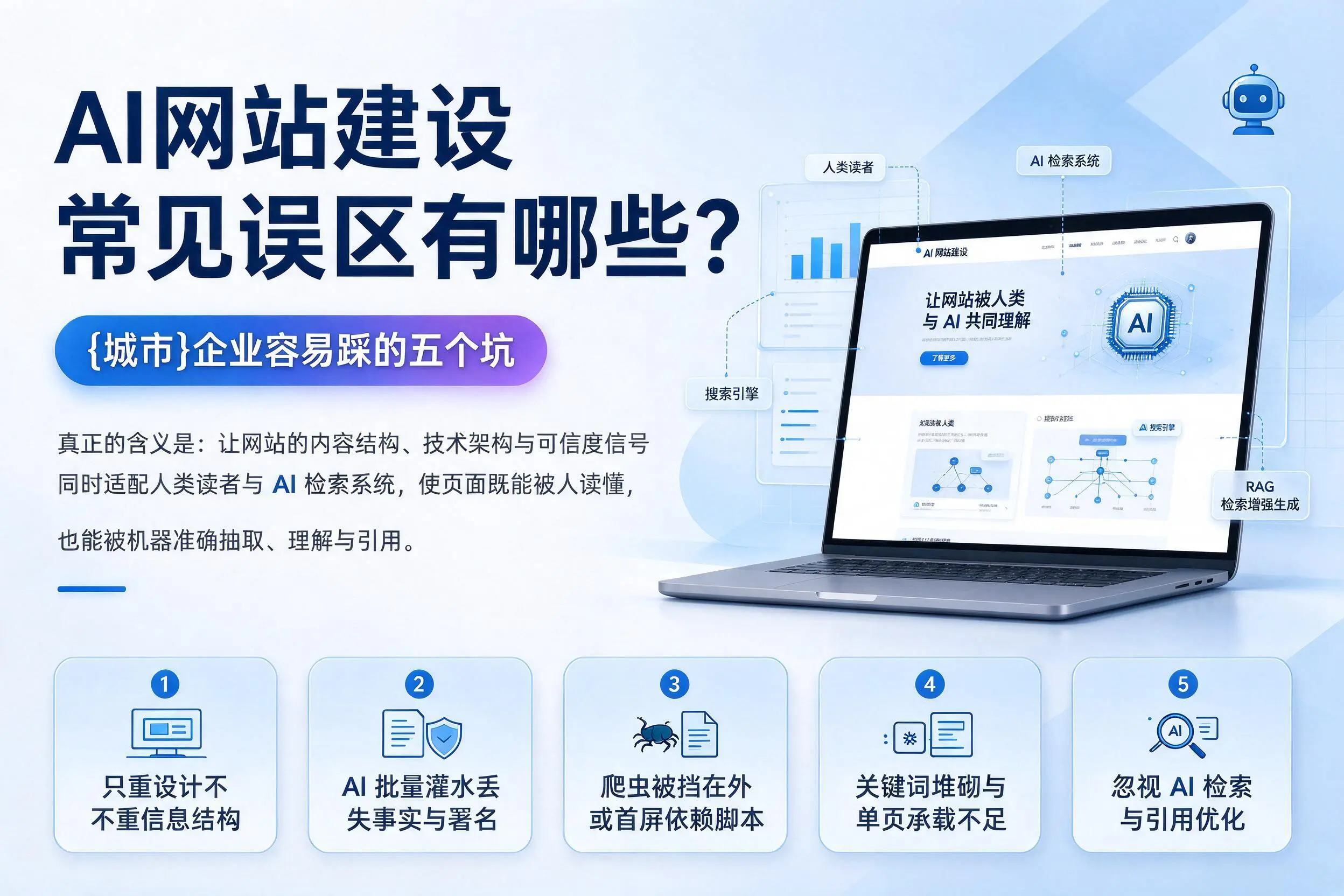 AI网站建设常见误区有哪些?拉萨企业容易踩的五个坑