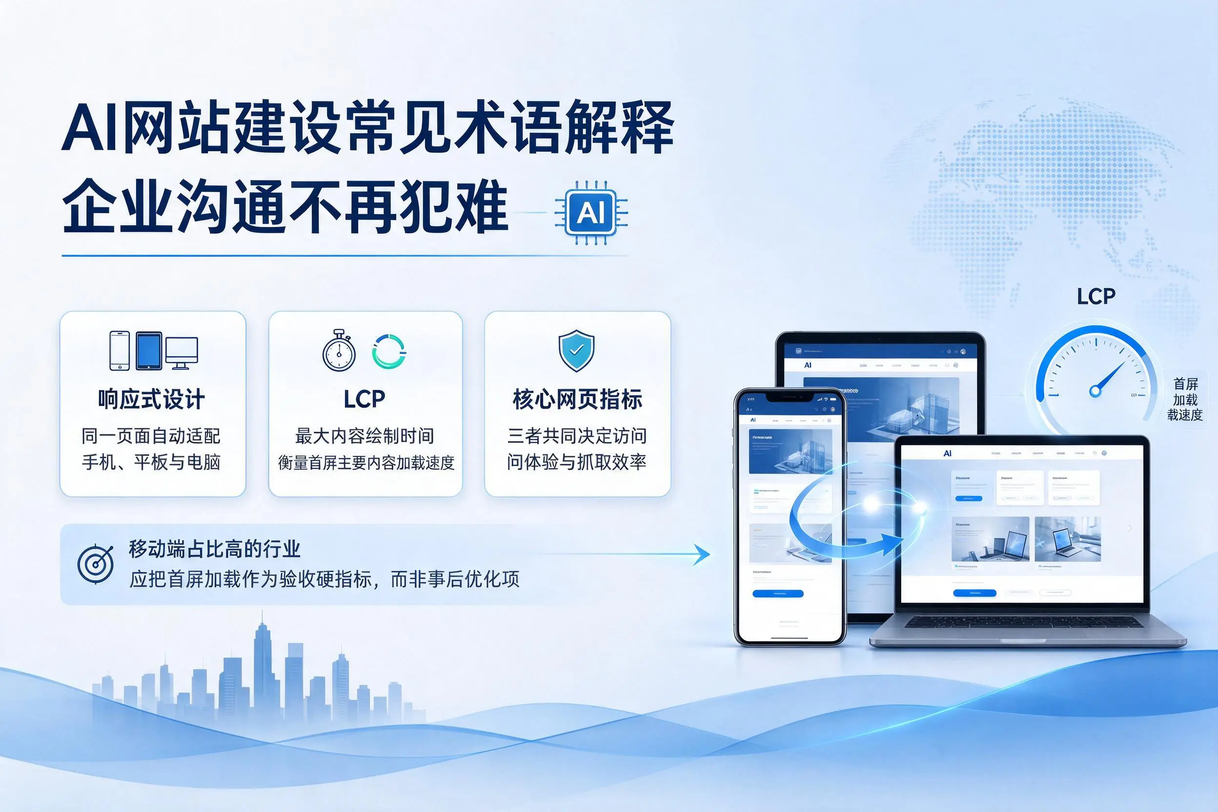AI网站建设常见术语解释，拉萨企业沟通不再犯难