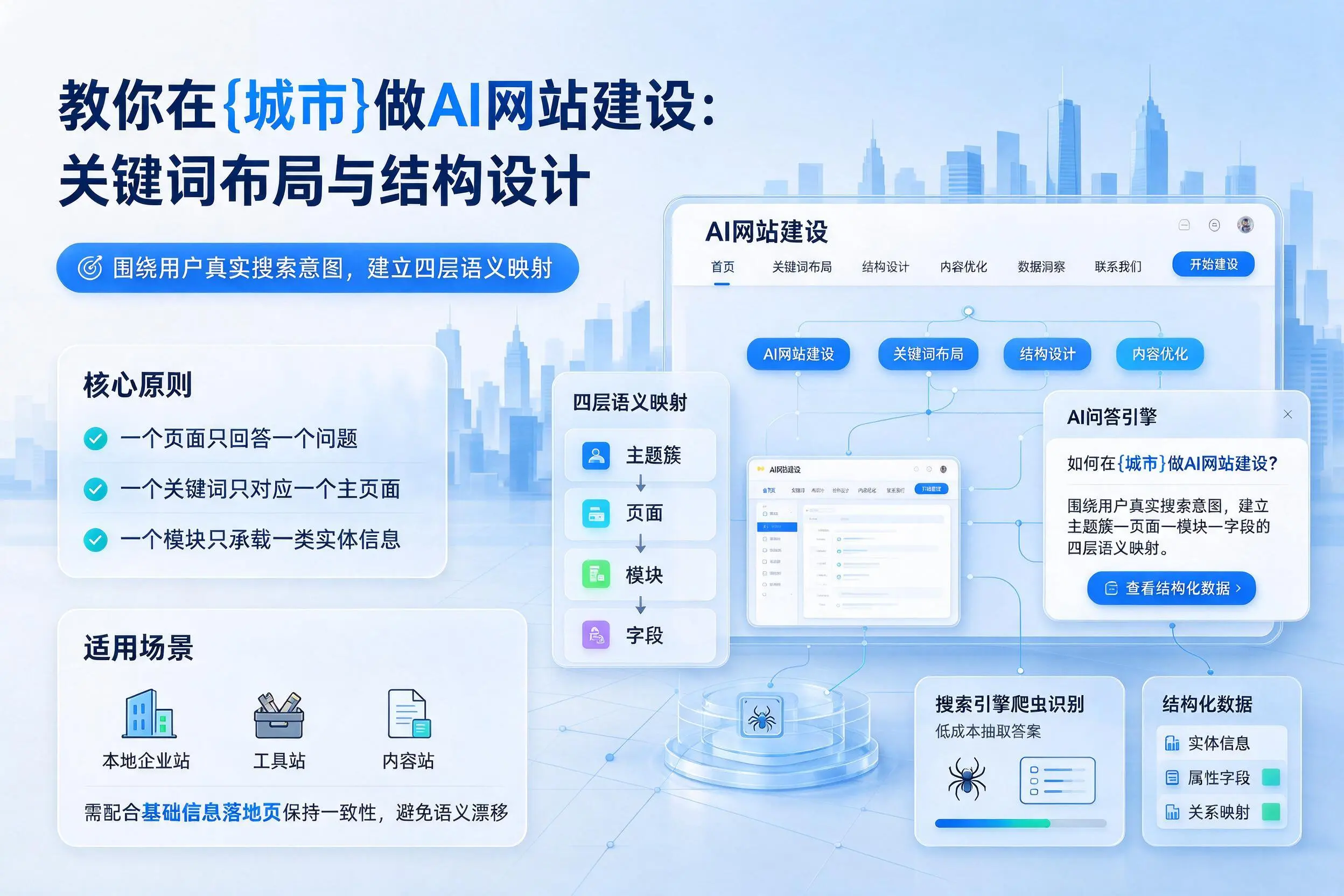 教你在拉萨做AI网站建设:关键词布局与结构设计