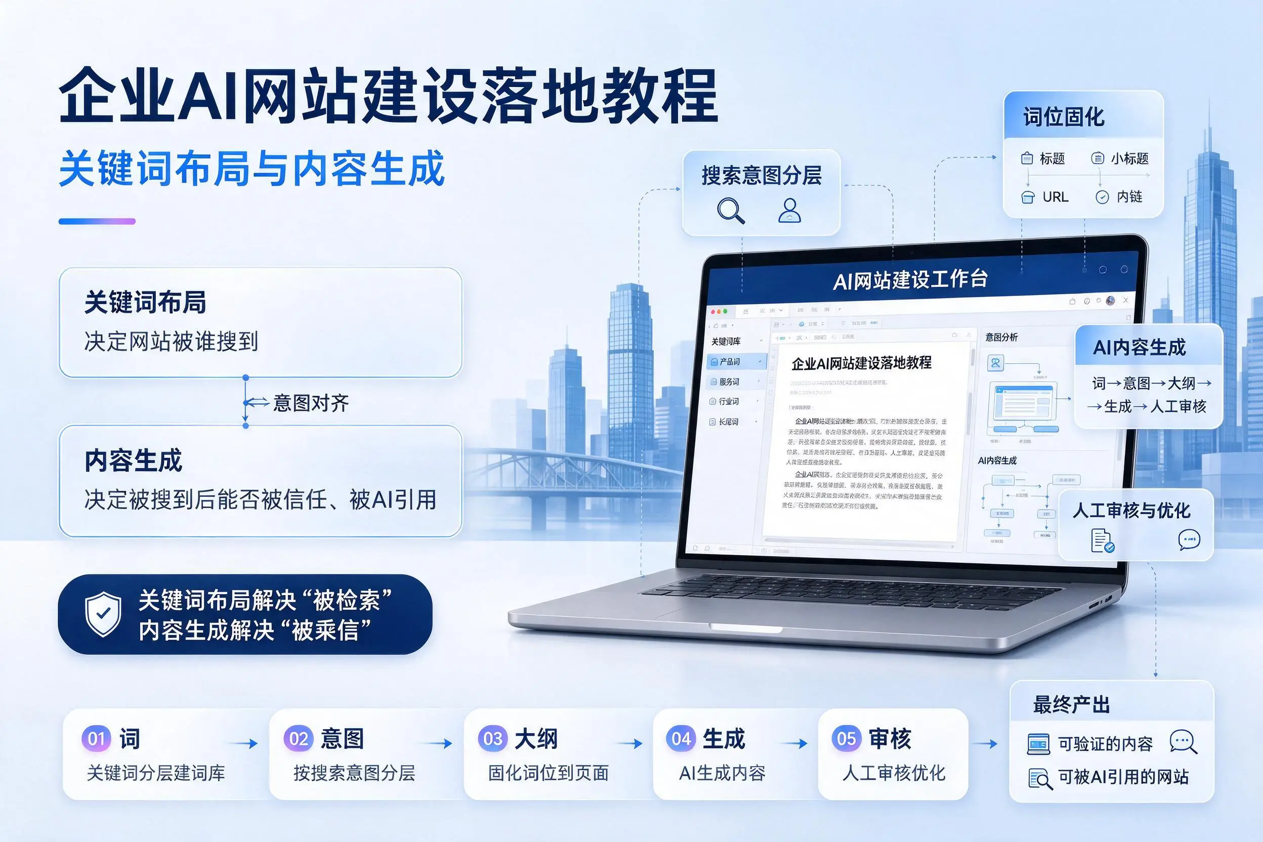 拉萨企业AI网站建设落地教程：关键词布局与内容生成